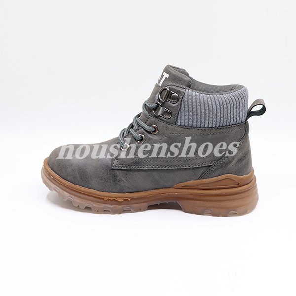 OEM Customized Children Mesh Running Shoes -
 Skateboard shoes kids shoes hight cut 6 – Houshen